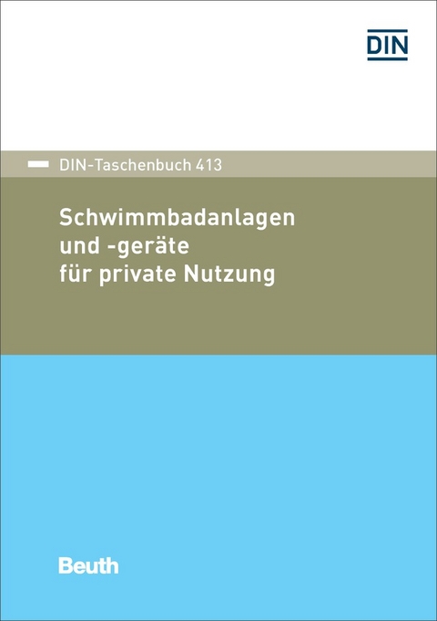 Schwimmbadanlagen und -geräte für private Nutzung - Buch mit E-Book