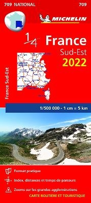 Southeastern France 2022 - Michelin National Map 709