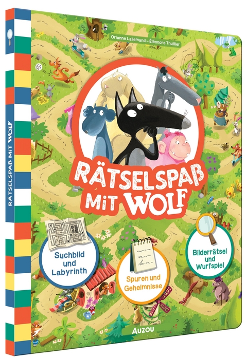 Rätselspaß mit Wolf - Orianne Lallemand