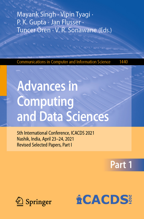 Advances in Computing and Data Sciences - 