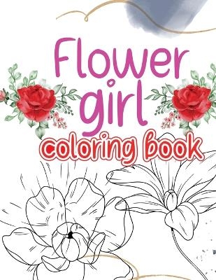 Flower girl coloring book - Janine Barlove