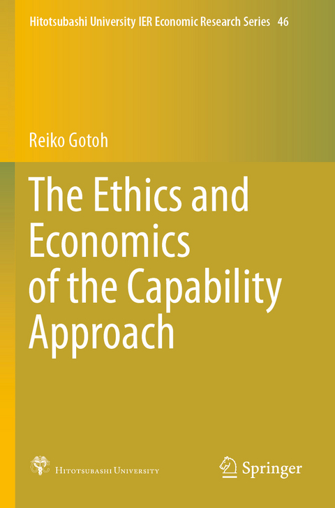 The Ethics and Economics of the Capability Approach - Reiko Gotoh