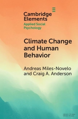 Climate Change and Human Behavior - Andreas Miles-Novelo, Craig A. Anderson