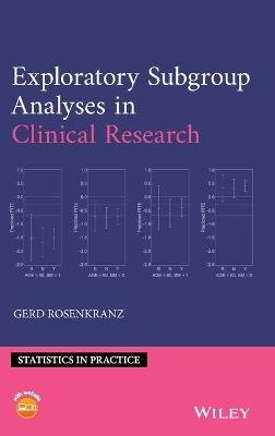 Exploratory Subgroup Analyses in Clinical Research - Gerd Rosenkranz