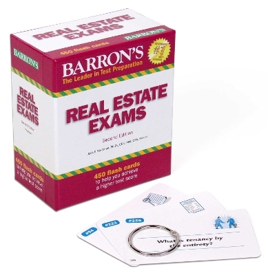 Real Estate Exam Flash Cards -  Barron's Educational Series, Jack P. Friedman