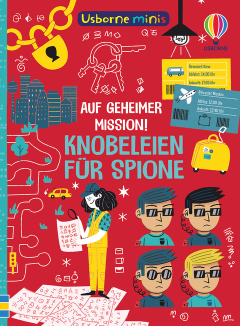 Usborne Minis: Auf geheimer Mission! Knobeleien für Spione - Sam Smith