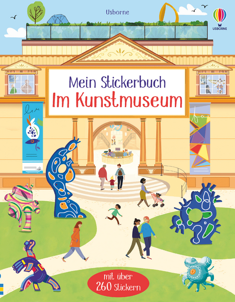 Mein Stickerbuch: Im Kunstmuseum - Abigail Wheatley