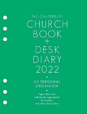 The Canterbury Church Book & Desk Diary 2022 A5 Personal Organiser Edition