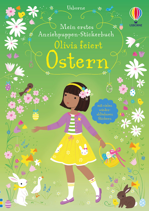 Mein erstes Anziehpuppen-Stickerbuch: Olivia feiert Ostern - Fiona Watt