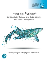 Intro to Python for Computer Science and Data Science: Learning to Program with AI, Big Data and The Cloud, Global Edition - Deitel, Paul