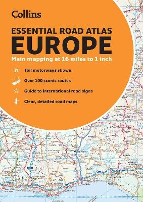 Collins Essential Road Atlas Europe -  Collins Maps