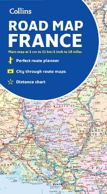 Collins Map of France -  Collins Maps