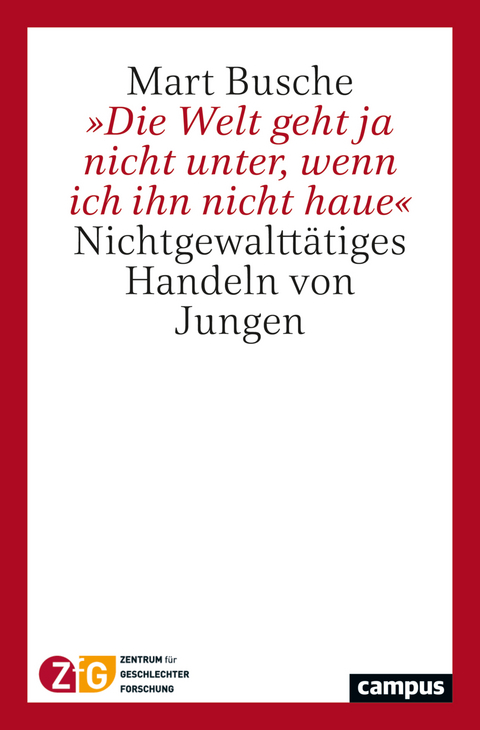 »Die Welt geht ja nicht unter, wenn ich ihn nicht haue« - Mart Busche