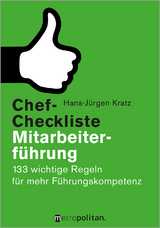 Chef-Checkliste Mitarbeiterführung - Hans-Jürgen Kratz