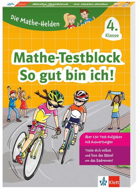 Klett Die Mathe-Helden: Mathe-Testblock So gut bin ich! 4. Klasse