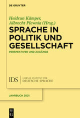 Sprache in Politik und Gesellschaft - 