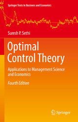 Optimal Control Theory - Sethi, Suresh P.