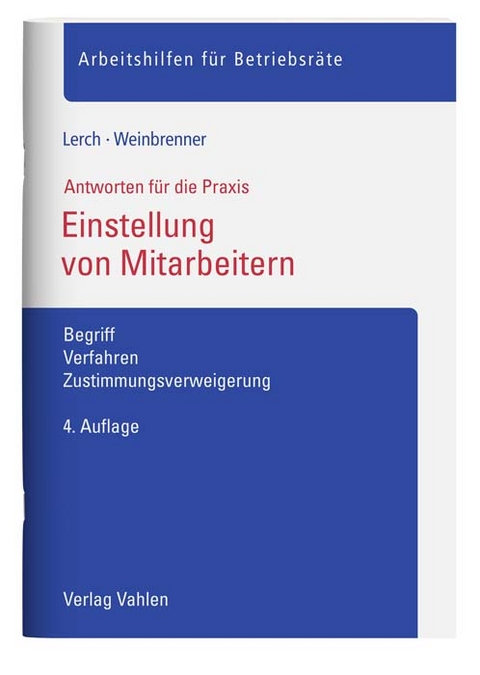 Einstellung von Mitarbeitern - Sascha Lerch, Lars Weinbrenner