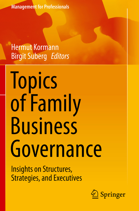 Topics of Family Business Governance - 