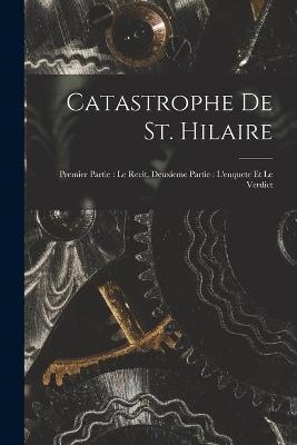 Catastrophe De St. Hilaire -  Anonymous