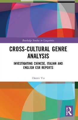 Cross-cultural Genre Analysis - Danni Yu