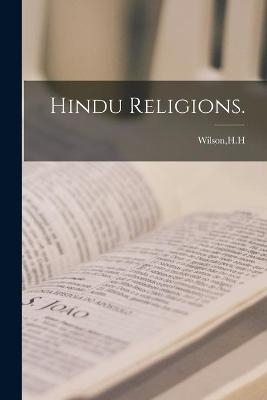 Hindu Religions. - 