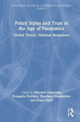 Policy Styles and Trust in the Age of Pandemics - 