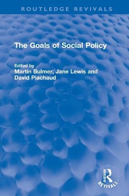 The Goals of Social Policy - 