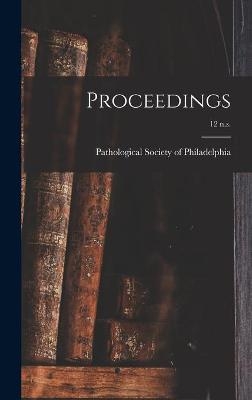 Proceedings; 12 n.s. - 