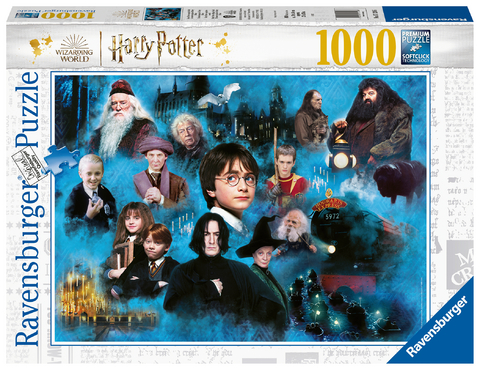 Ravensburger Puzzle 17128 - Harry Potters magische Welt - 1000 Teile Harry Potter Puzzle für Erwachsene und Kinder ab 14 Jahren