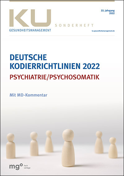 Deutsche Kodierrichtlinien für die Psychiatrie/Psychosomatik 2022 mit MD-Kommentar - 