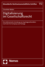 Digitalisierung im Gesellschaftsrecht - Charlotte Weber