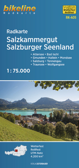 Radkarte Salzkammergut - Salzburger Seenland (RK-A05) - Esterbauer Verlag