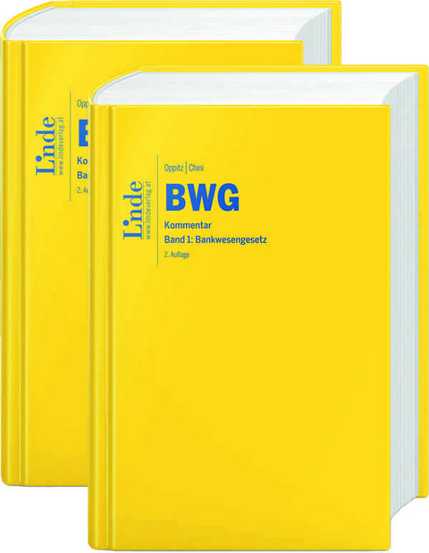 BWG | Bankwesengesetz - Paket Bd. 1+2 - Martin Oppitz, Leo Chini