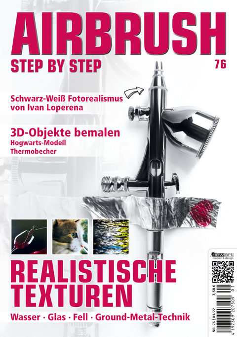 Airbrush Step by Step 76 - Ralph-Torsten Kolmer, Sebastian Arenas, Benjamin Zikoll, Alicia Rios Cueva, Holger Schmidt