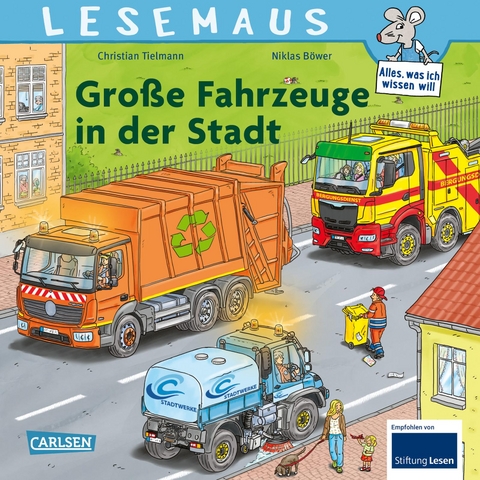 LESEMAUS 188: Große Fahrzeuge in der Stadt - Christian Tielmann