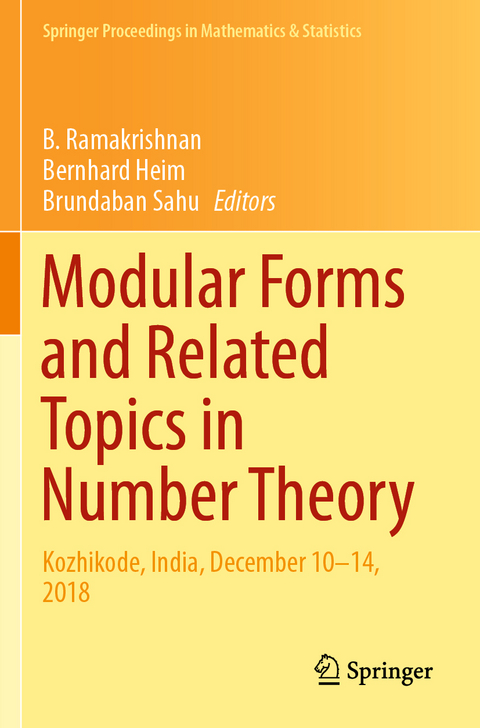 Modular Forms and Related Topics in Number Theory - 