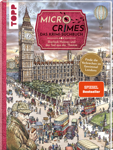 Micro Crimes. Das Krimi-Suchbuch. Sherlock Holmes und der Tod aus der Themse. - Gecko Keck