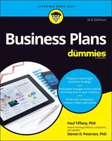 Business Plans For Dummies - Tiffany, Paul; Peterson, Steven D.