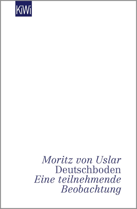 Deutschboden - Moritz von Uslar