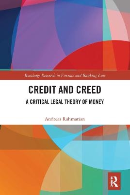 Credit and Creed - Andreas Rahmatian