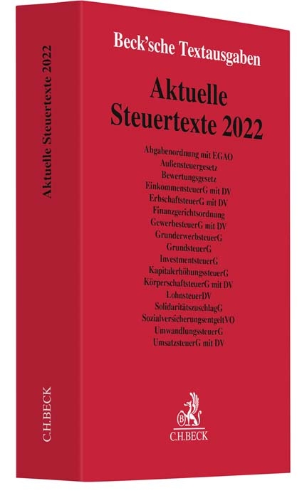 Aktuelle Steuertexte 2022