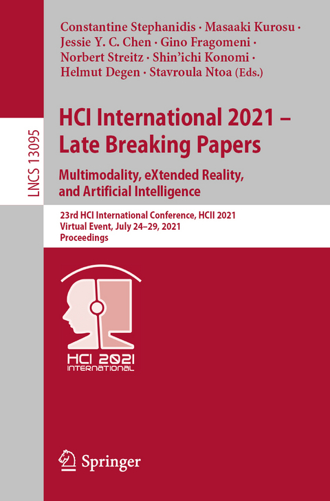 HCI International 2021 - Late Breaking Papers: Multimodality, eXtended Reality, and Artificial Intelligence - 