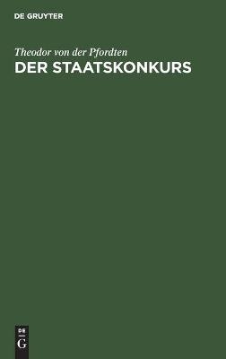 Der Staatskonkurs - Theodor von der Pfordten