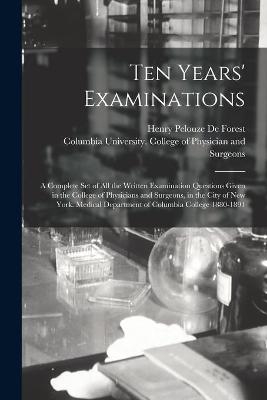 Ten Years' Examinations - 