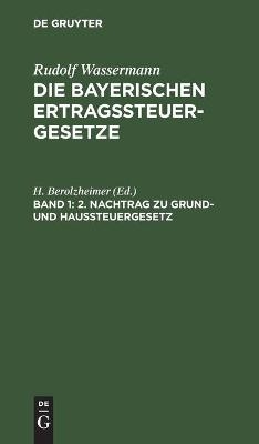 2. Nachtrag zu Grund- und Haussteuergesetz - 