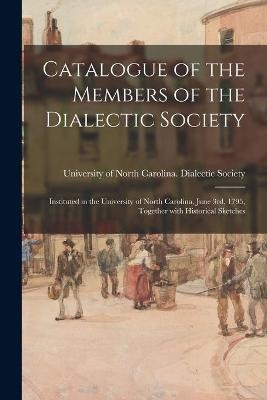 Catalogue of the Members of the Dialectic Society - 