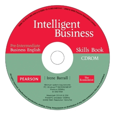 Intelligent Business Pre-Intermediate Skills Book CD ROM for pack - Irene Barrall