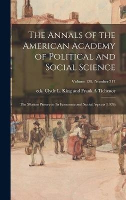 The Annals of the American Academy of Political and Social Science - 