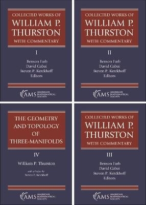 Collected Works of William P. Thurston with Commentary (The Set) - 